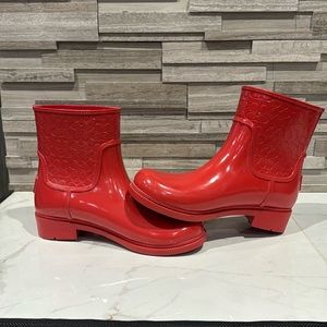 NWOT Coach rainboots